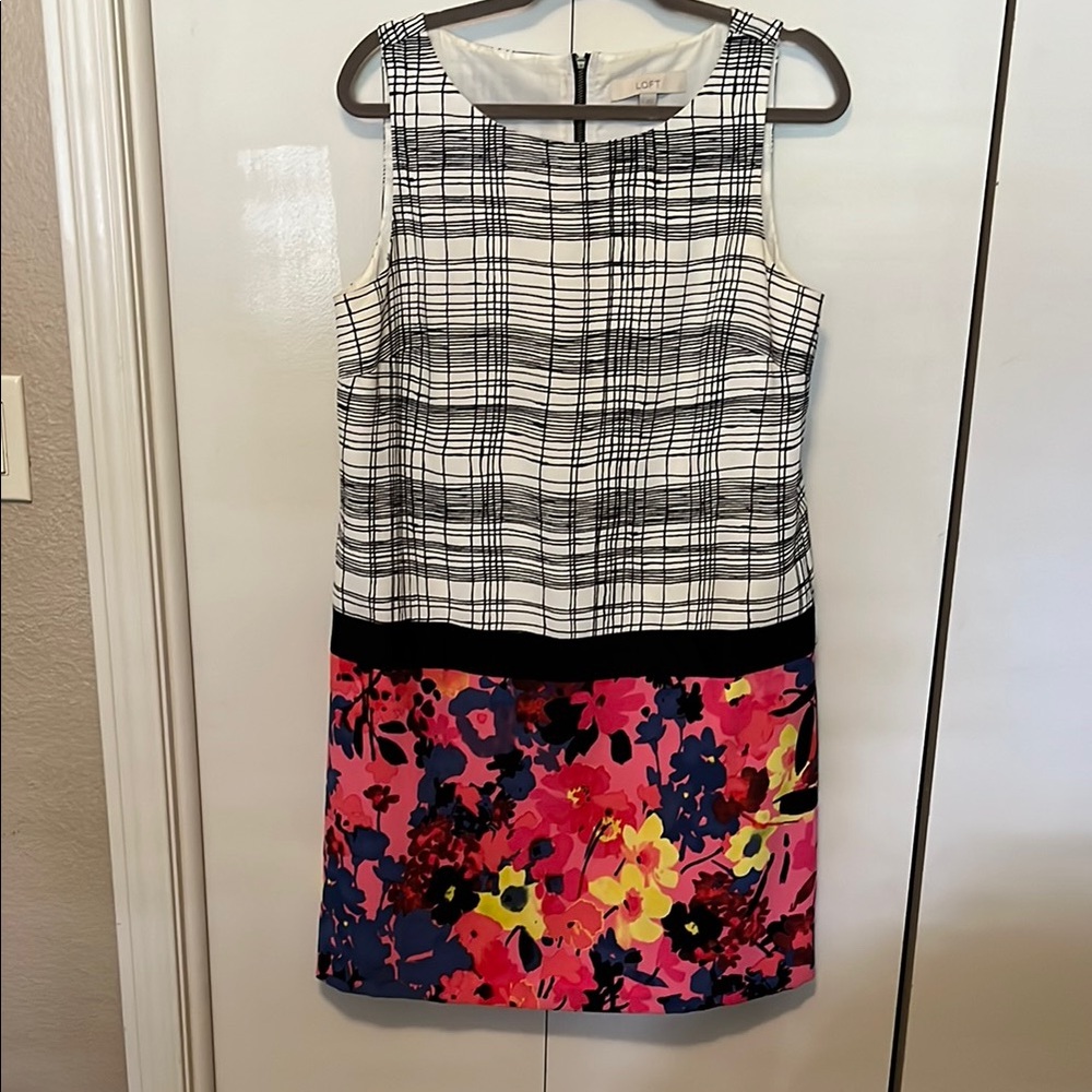 LOFT fun retro dress